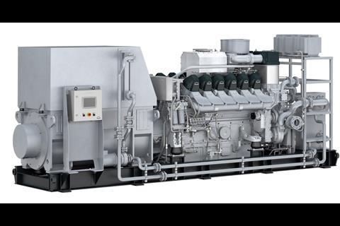MAN 12V175D auxiliary GenSet
